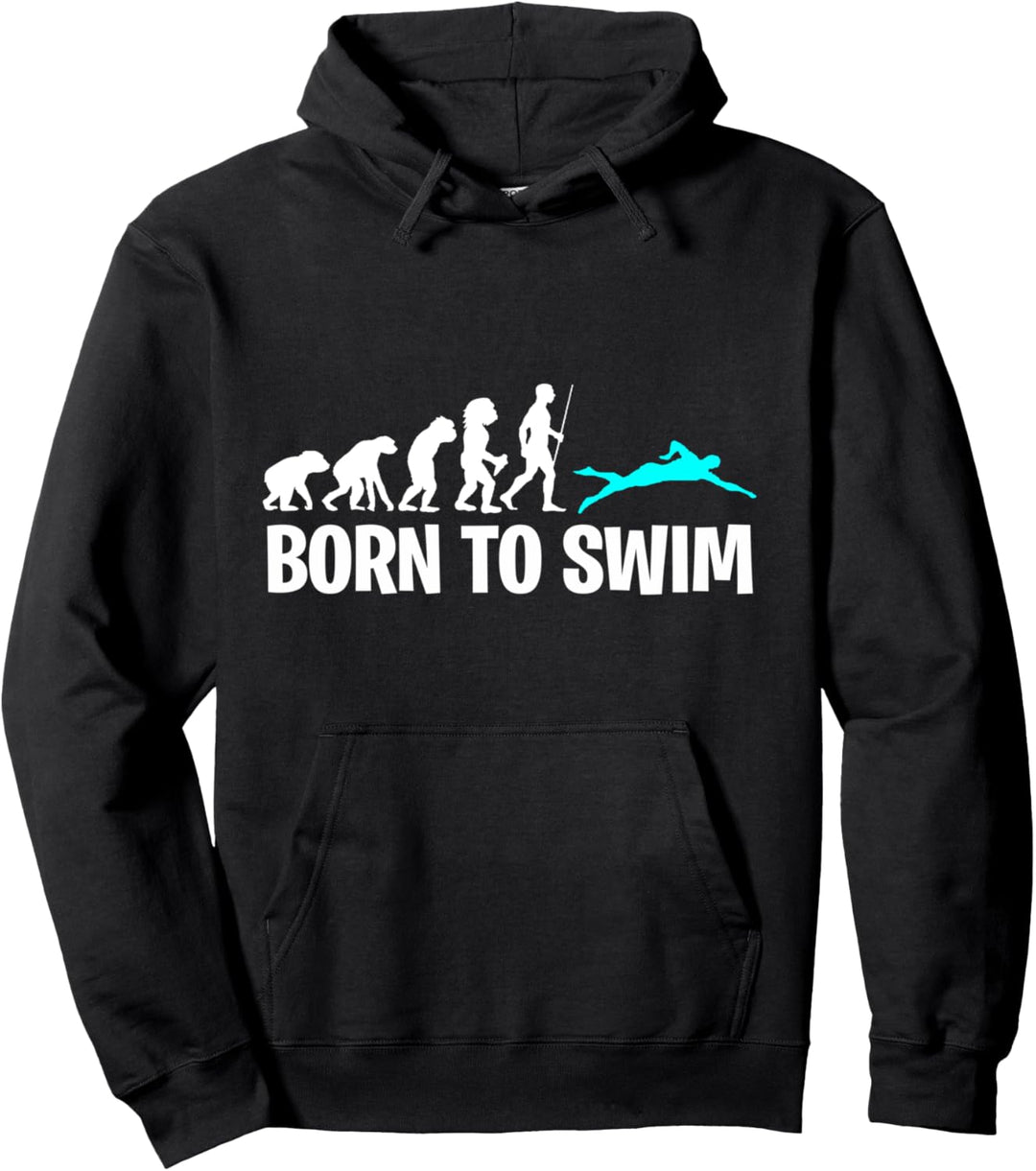 Born To Swim Schwimmer Evolution Pullover Hoodie