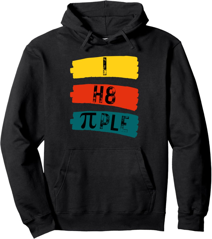 i h8 ple - i hate people - ich hasse Menschen - Statement Pullover Hoodie