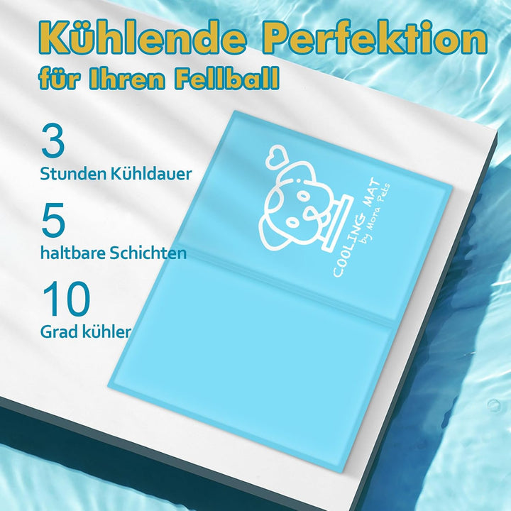 Pawtasy Kühlmatte Hunde Katzen Kühldecke für Hunde Kühlkissen mit Ungiftiges Gel für Klein Haustiere