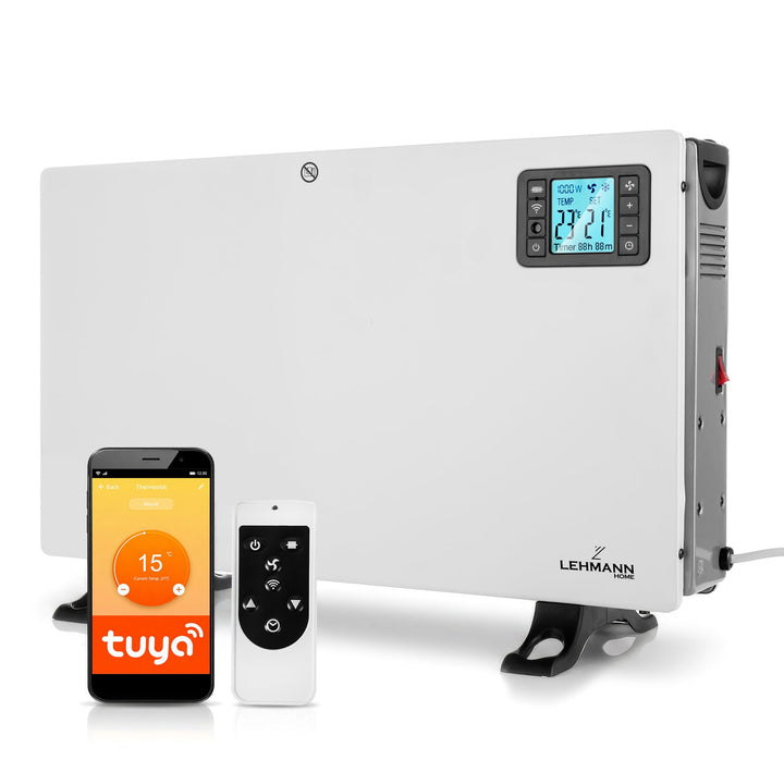 LEHMANN LHOHC-2013C Konvektor Heizung Heizkörper 2000 W | Elektroheizung mit 3 Heizstufen 750/1250 /