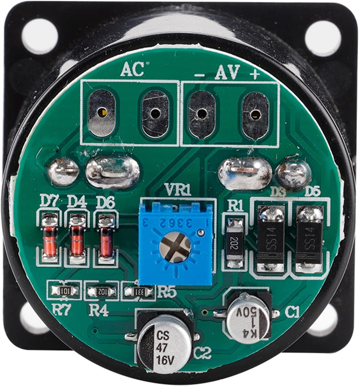 BuyWeek VU Meter, TS-35(SD-39) Audio Level Meter DC 12V 50mA Panel VU Meter mit Hintergrundbeleuchtu