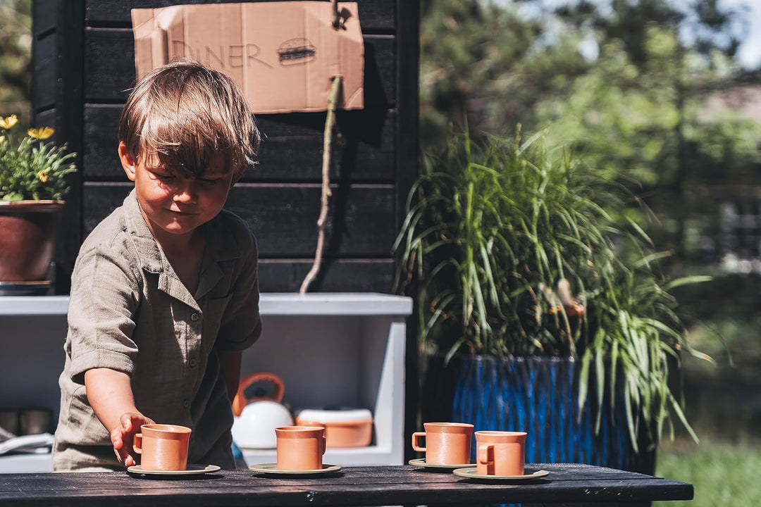 Dantoy - Bio Kaffeeservice - Compact Box - Kinder Lernspielzeug Kompaktbox, Kompaktbox
