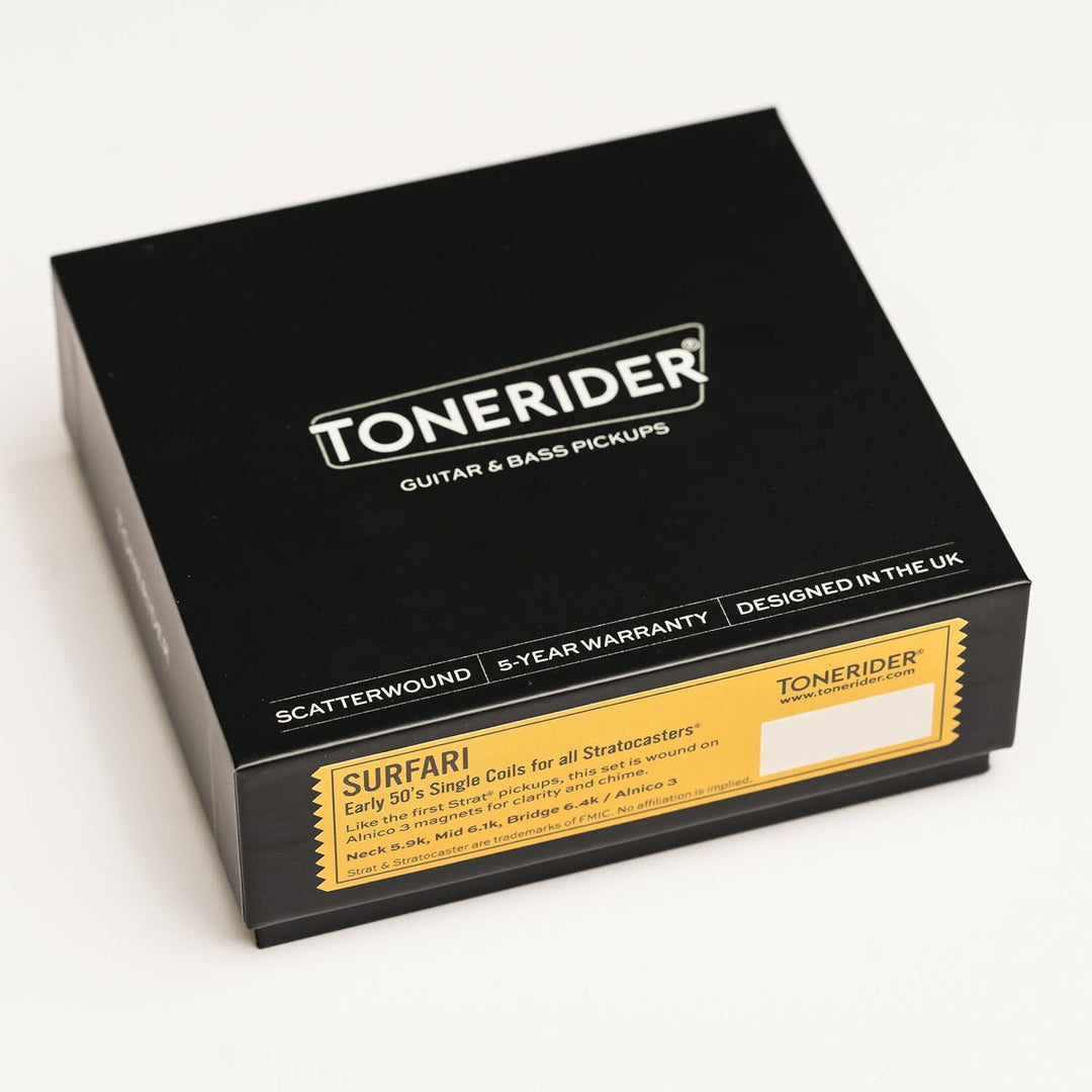 Tonerider TRS5 Surfari Stratocaster Tonabnehmer Set, weiss