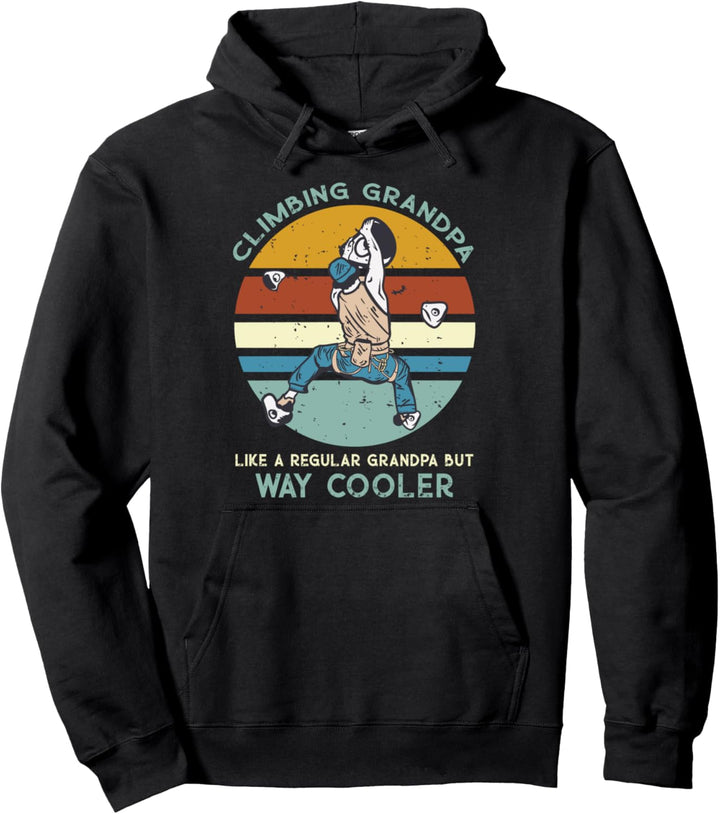 Cool Wall climbing grandpaWandklettern Bouldern Pullover Hoodie