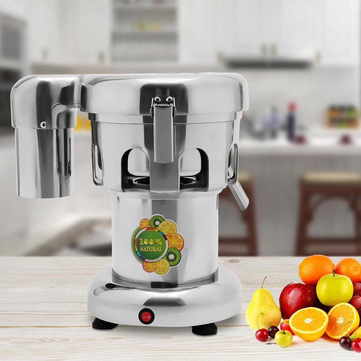 Hochleistungs Entsafter Edelstahl 370W Kupfermotor 2800rpm Saftpresse Für Obst Und Gemüse Leicht Zu