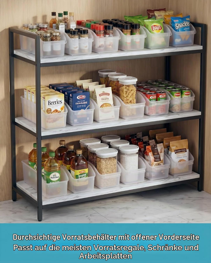 10PC Schminktisch Organizer Schubladenorganizer für Küchenutensilien, Vorratsschrank-Snacks, Kosmeti