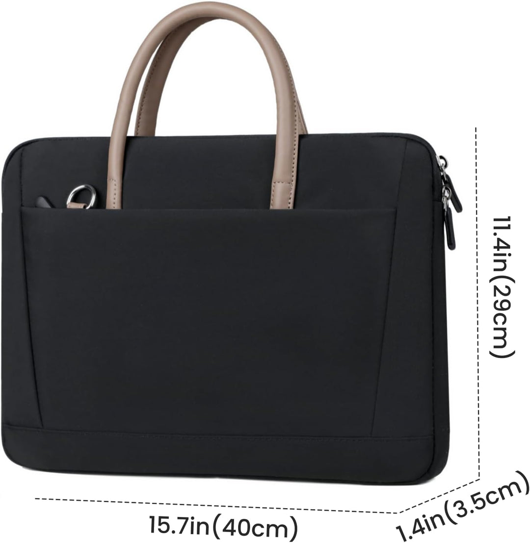Laptoptasche für Herren, 38,1 cm (15 Zoll), Polyester, leicht, solide, Arbeit, Computer, Laptop, Kur