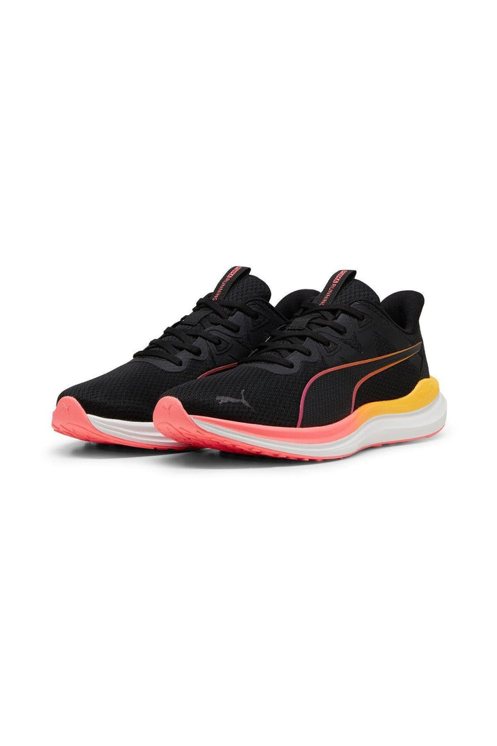 PUMA Unisex Reflect Lite Trail Road Running Shoe 37 EU Puma Black Sun Stream, 37 EU Puma Black Sun S