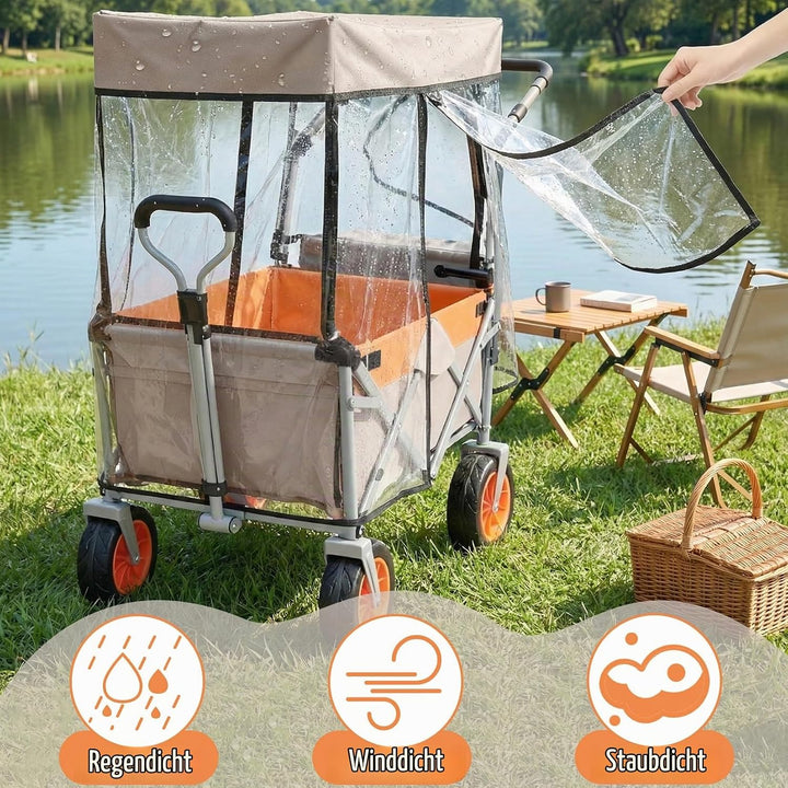 Bollerwagen Regenschutz Universal