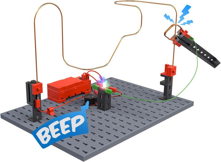 fischertechnik E-Tec 571905 – Elektrik-Baukasten für Kinder, Experimentierkasten mit 11 Modellen, ab