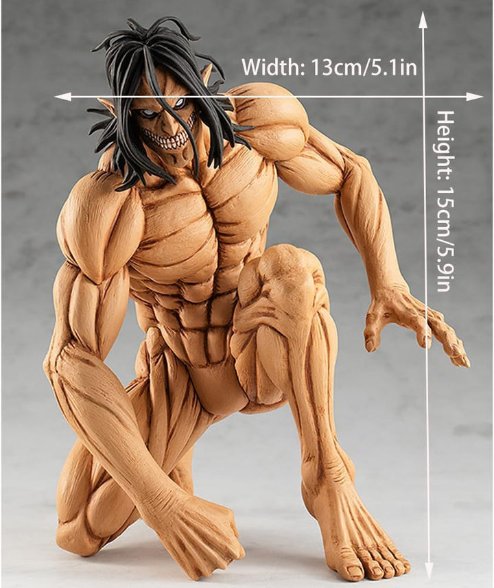 XESAGSNV Attack on Titan Statue PVC Sammlerstück Geschenk Statue Anime Modell Dekoration (weibliches
