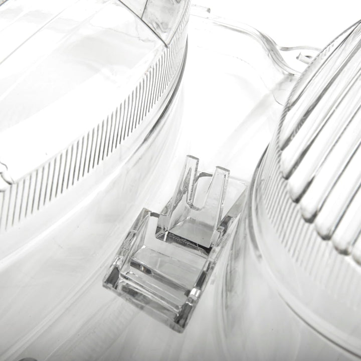 LST 2x Scheinwerferglas Streuscheibe Frontlicht Abdeckung Halogen Xenon links rechts Set kompatibel