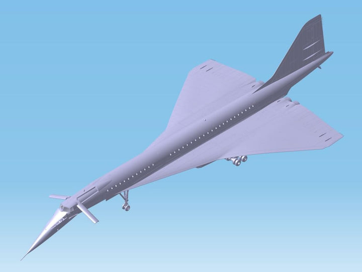 ICM 14401 14401-1/144 Tu-144. Soviet Supersonic Passenger Aircraft, schwarz