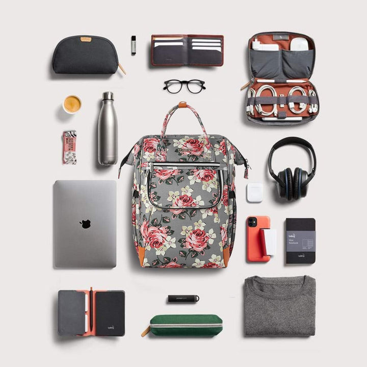 Rucksack Damen, Schulrucksack Mädchen Teenager15.6 Zoll Laptoprucksack mit Anti-Diebstahl, Arbeitsru
