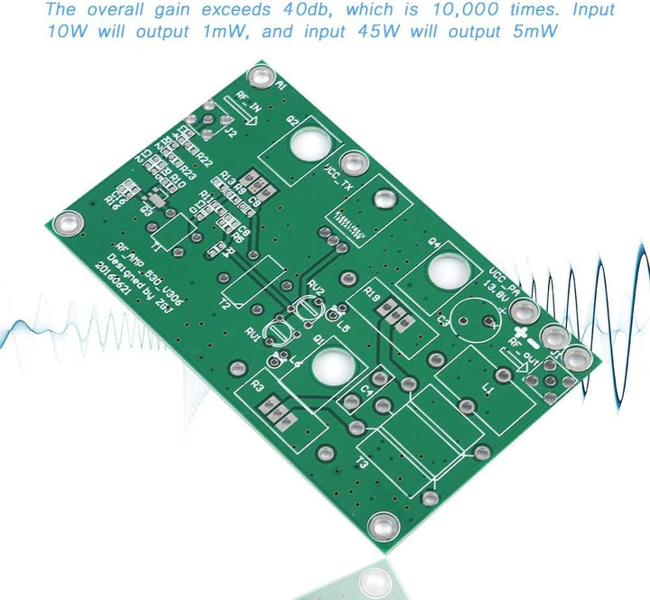 Leistungsverstärker, 45 W 40 dB SSB Linear HF/FM/CW/HAM Leistungsverstärker DIY Kit für Heimwerker.
