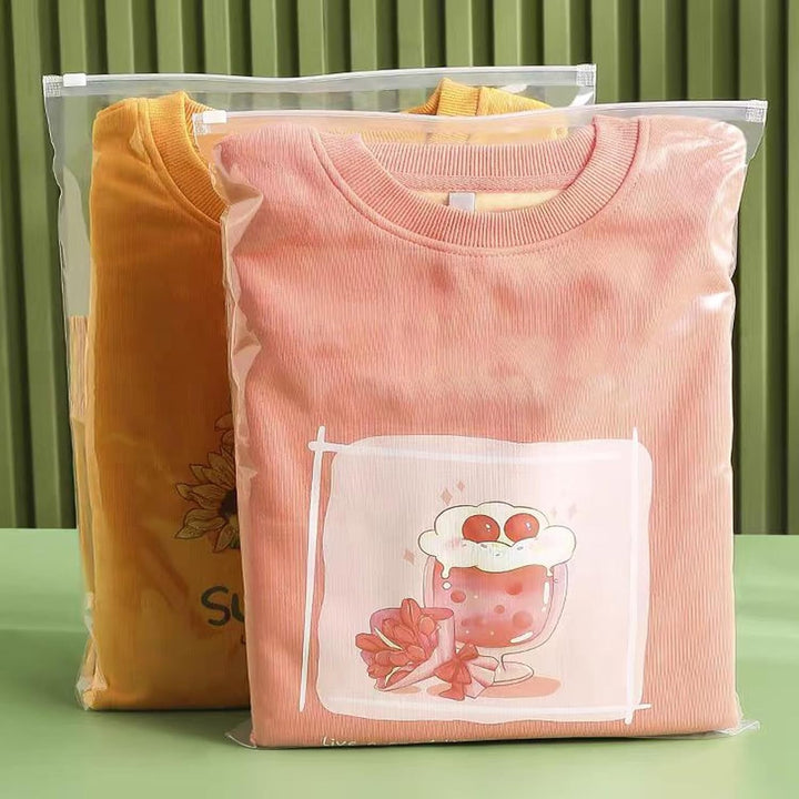 30 Stücke Zip Beutel Gross Wiederverwendbar 40×50 cm Zipper Beutel Reisetasche Transparent Zip Tüten