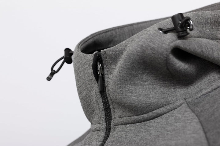 Savage Gear Unisex Tec-Foam Zip Hoodie Hooded Sweatshirt (1er Pack) L Dunkelgrau Melange, L Dunkelgr