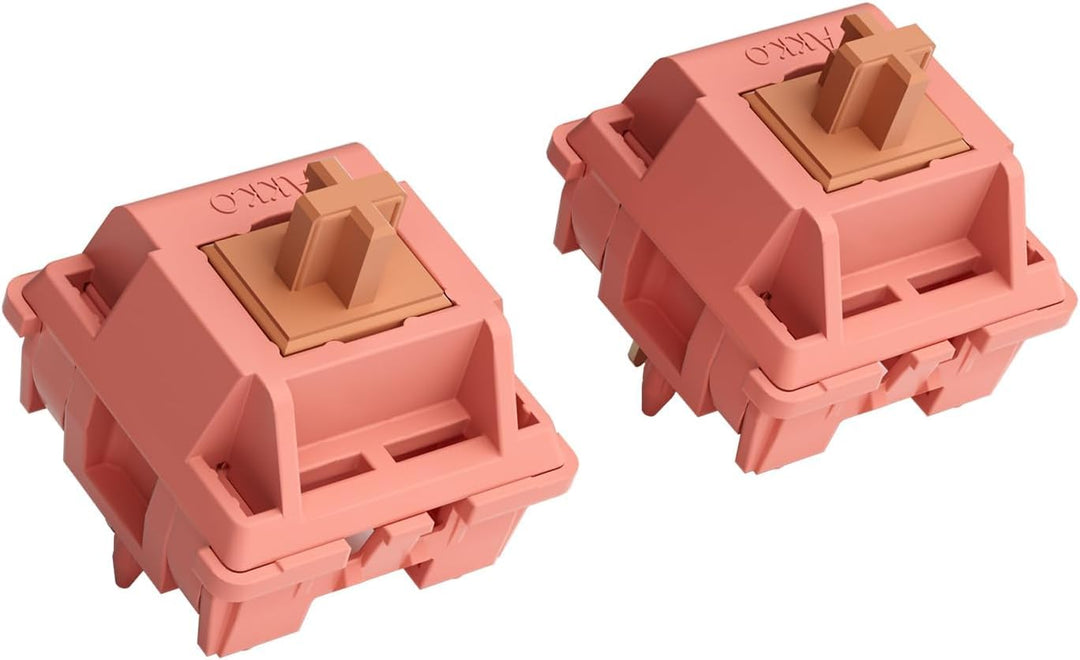 Akko Rosewood Tastaturschalter 5 Pin Lineare Mechanische Thocky 40gf Lineare Switch Rosenholz, Linea