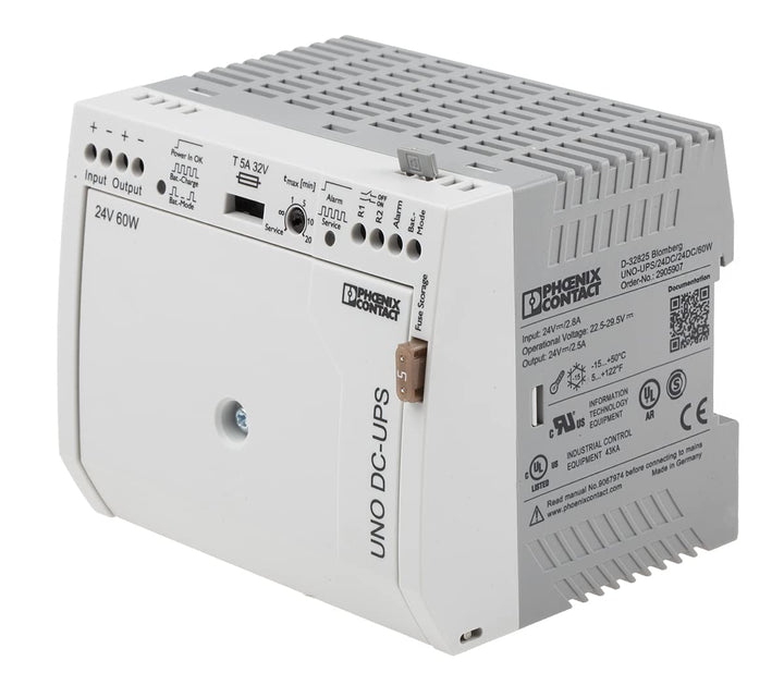 PHOENIX CONTACT UNO-UPS/24DC/24DC/60W Unterbrechungsfreie Stromversorgung mit integriertem Energiesp