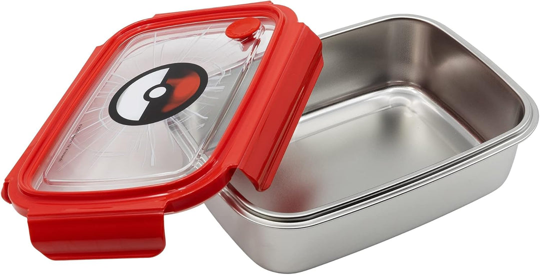 Stor Brotdose Edelstahl Für Kinder Und Erwachsene - 1020 ml Pokemon, Einfarbig