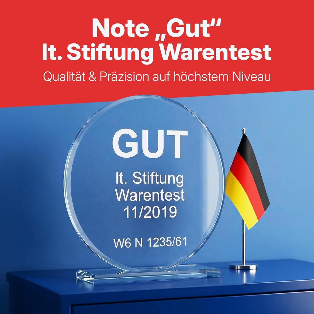 W6 WERTARBEIT N 1235/61 Nähmaschine (Freiarm Super Nutzstich-Nähmaschine (29 Programme)) weiss Stand