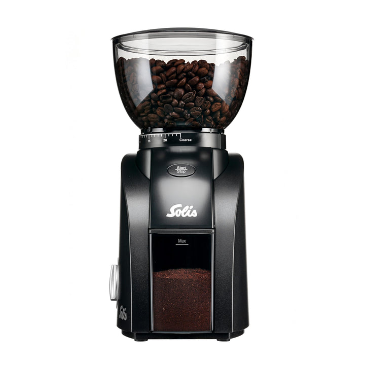 Solis Scala Zero Static Kaffeemühle, Schwarz