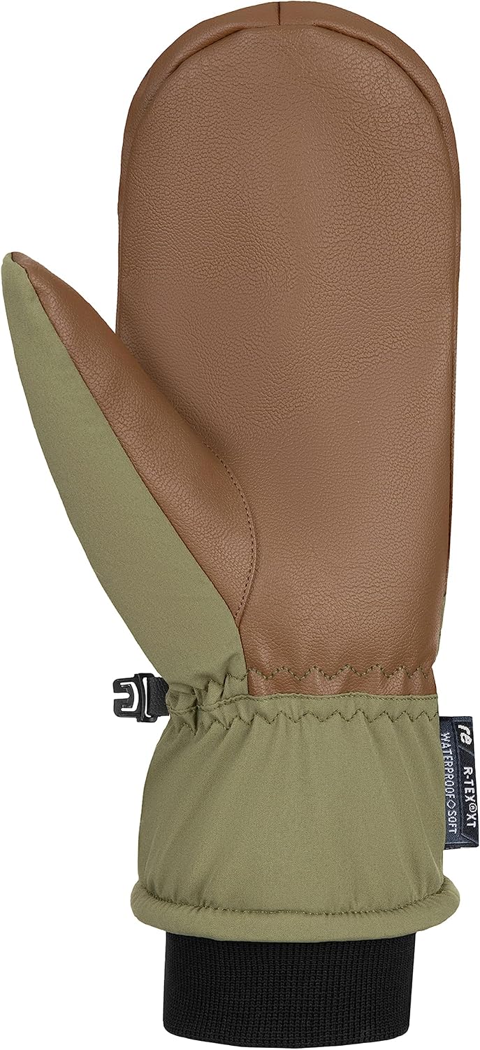 Reusch Herren Fäustlinge Carter R-tex Xt Mitten Warm, Wasserdicht, Atmungsaktiv 8 oliv / braun, 8 ol