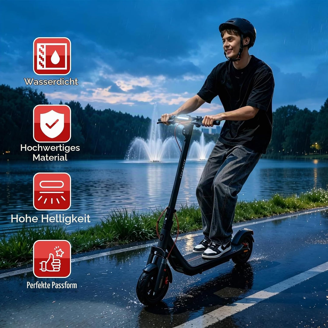 efuturetime E-Scooter LED Frontscheinwerfer Ninebot Max G3/F3/F3 Pro