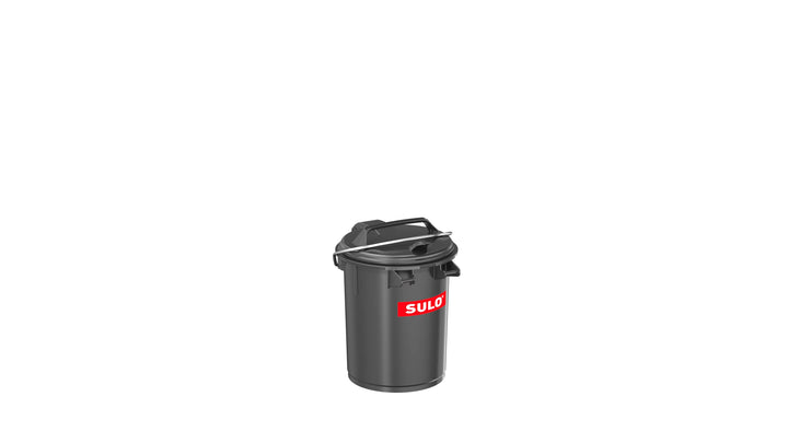 SULO SME35 Systemmülleimer mit Bügel 35L Grau RAL7021, 35l