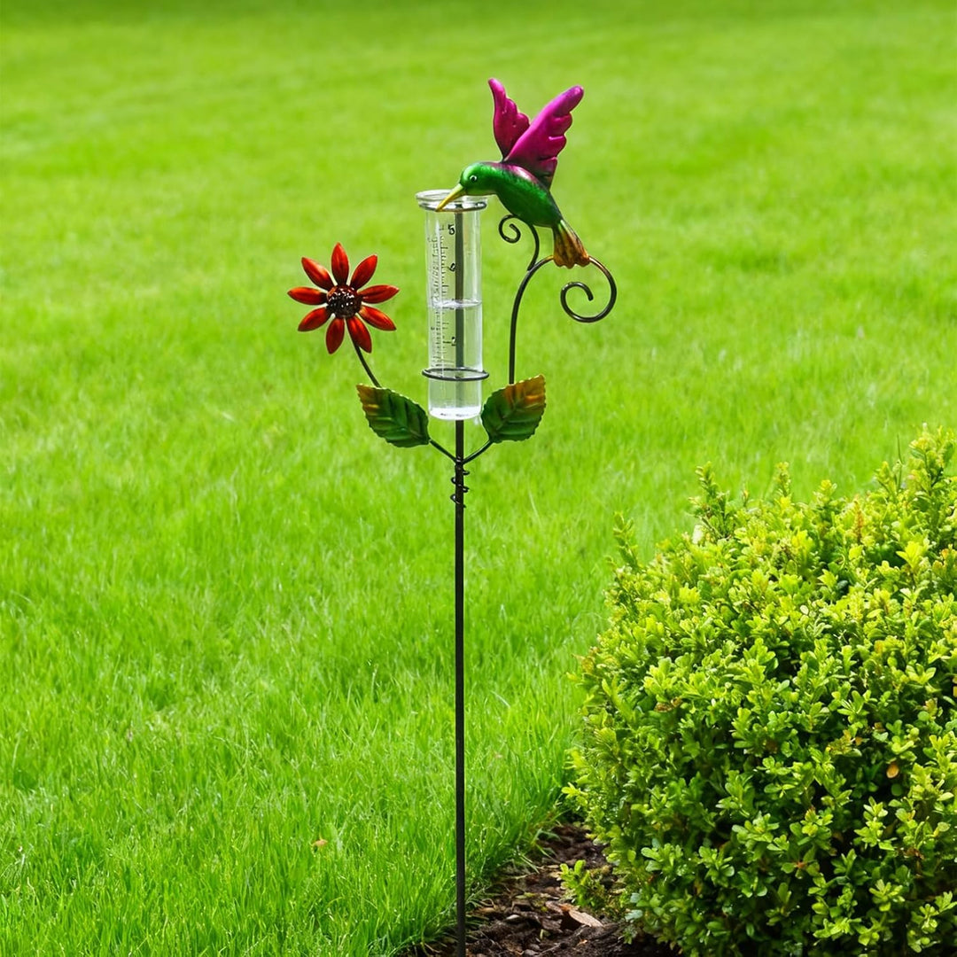 Regenmesser für Garten Niederschlagsmesse Regenwassermessung Gartendeko