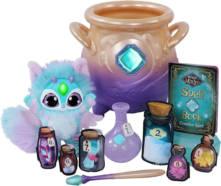 Magic Mixies - Blau, Zaubertopf mit weicher Überraschung, zaubere mit dem Zauberstab und den enthalt