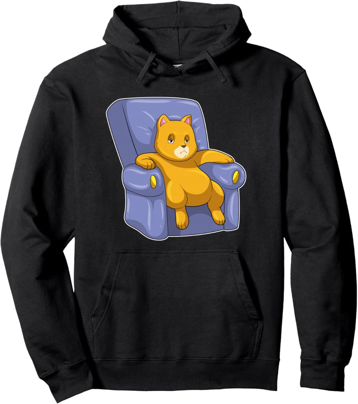 Katze Sessel Pullover Hoodie