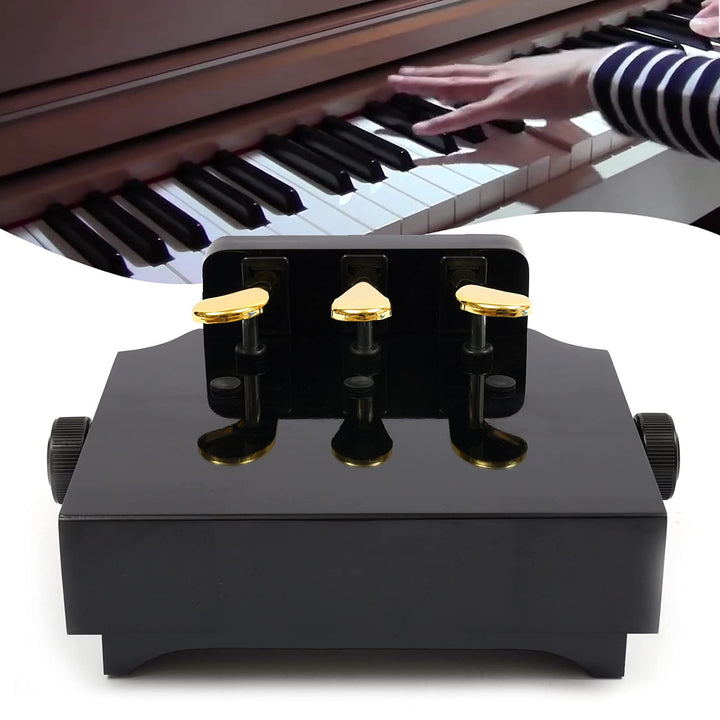 Klavier Pedal Extender Bank Kinder Pedalerhöhung Einstellbar Höhe mit 3 Pedale Kinder Klavier Lehren