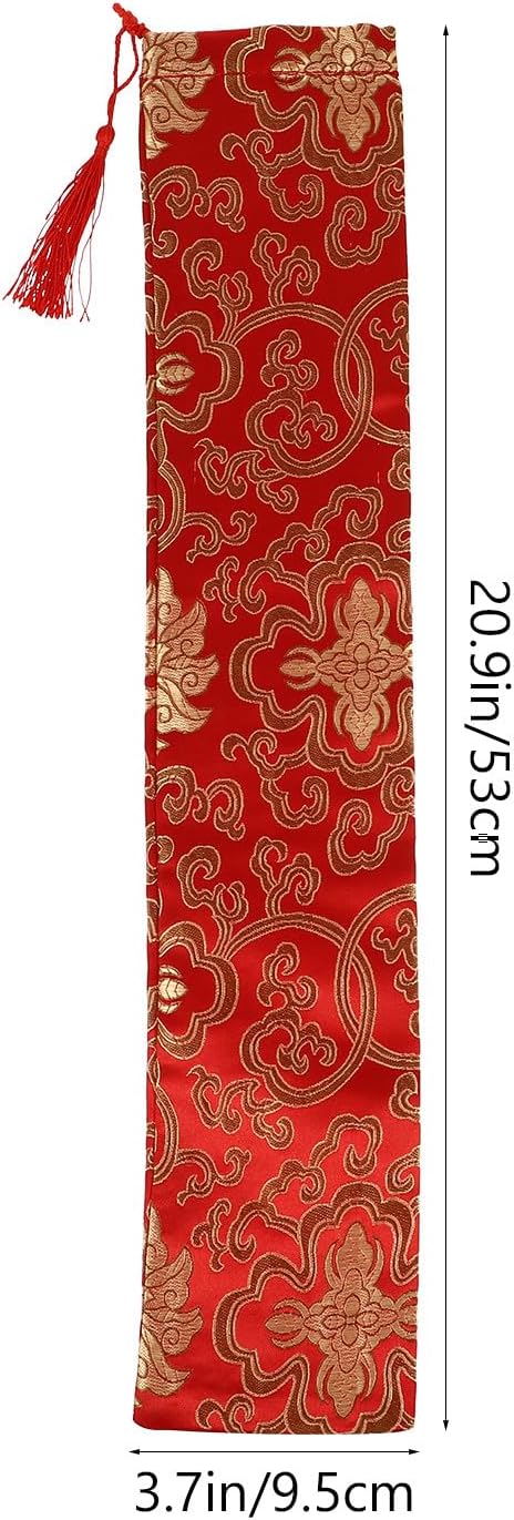 Cabilock Polyester Aufbewahrungstaschen für Malrollen 50cm Kalligraphie Rollentasche Staubschutz 2 S