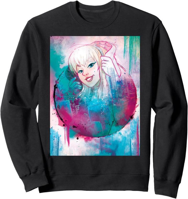Marvel Rising Secret Warriors Ghost-Spider Watercolor Sweatshirt