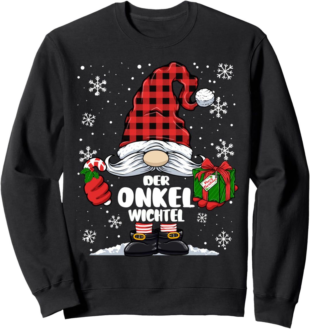 Onkel Wichtel Weihnachts-Wichtel Design Herren Sweatshirt