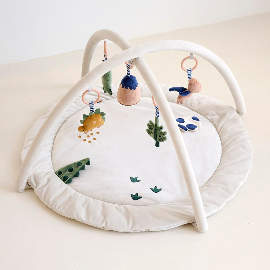 Spielbogen für Babys inkl. Accessoires - Beige
