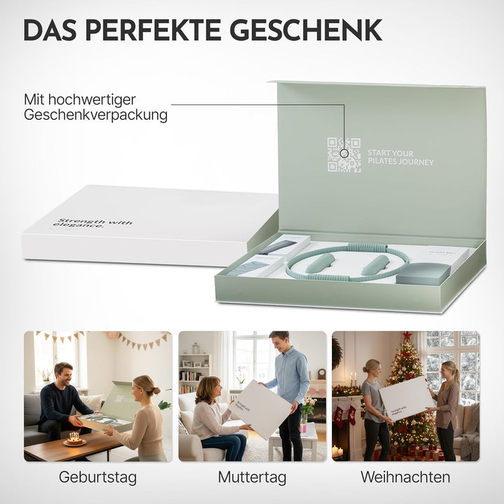 NEOLYMP Pilates Set für Zuhause – Pilates Ball, Pilates Ring &amp; Gewichte – Komplettes Pilates Zubehör