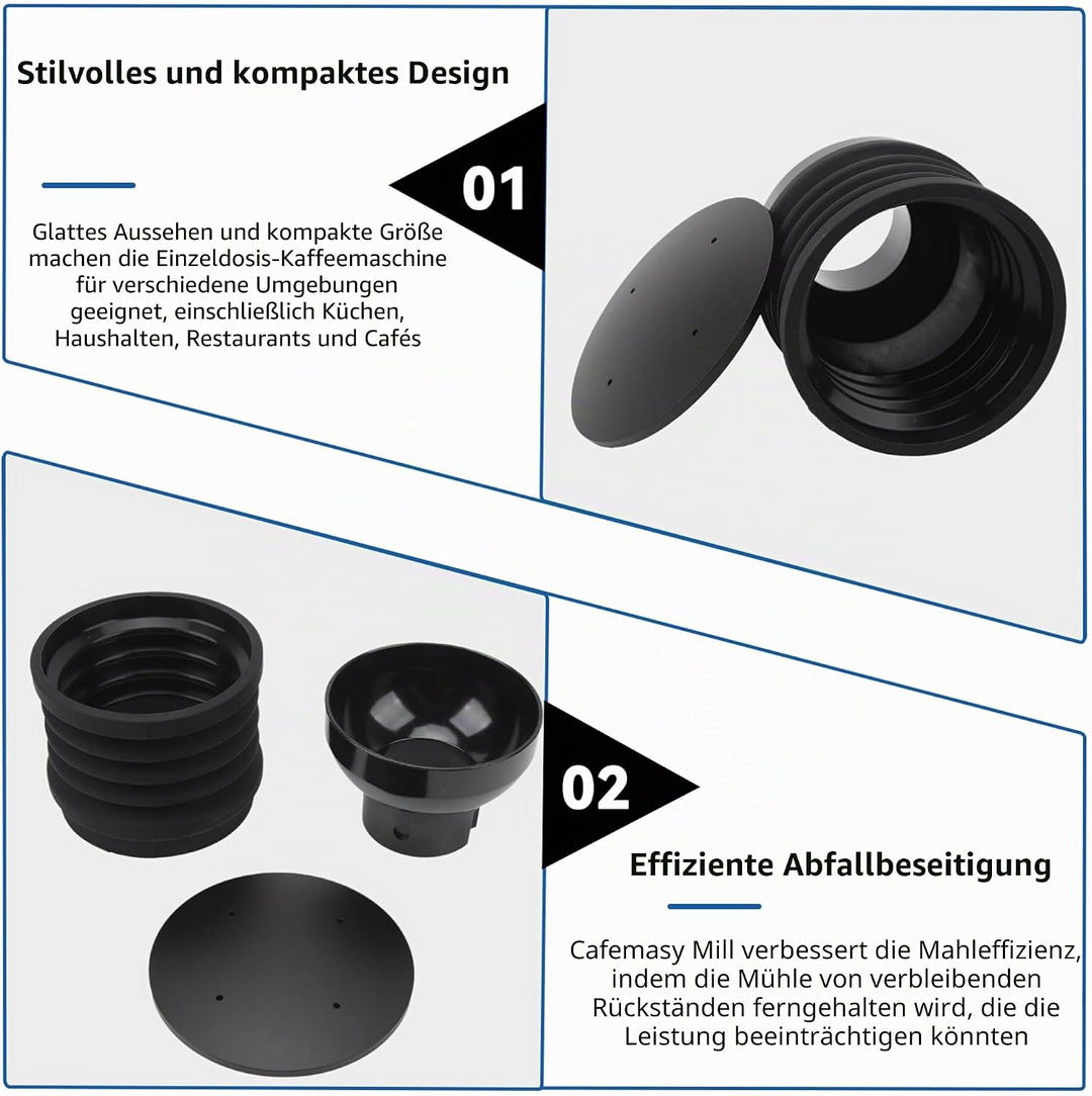 Single Dosis Hopper, Kaffee -Hopper Single Dosis Hopper Mühle Kaffeemühle Accessoires mit Bellow Abs