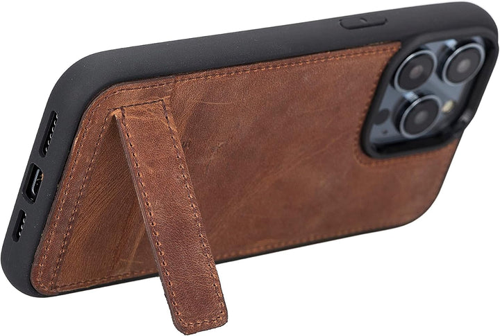 Solo Pelle Lederhülle für das iPhone 14 Pro Max in 6.7 Zoll Case Leder Hülle Ledertasche Backcover a