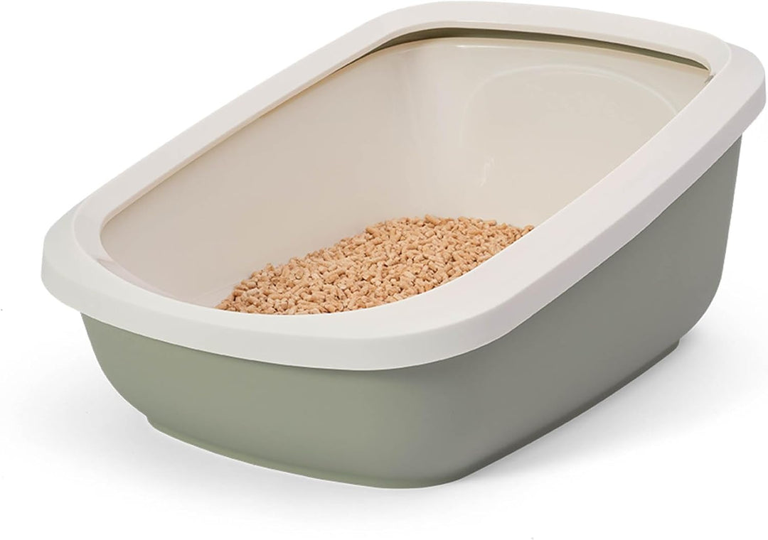 Katzentoilette mit Trennsystem – System Katzenklo für Holzpellets, weniger Geruch durch Urin- &amp; Kott