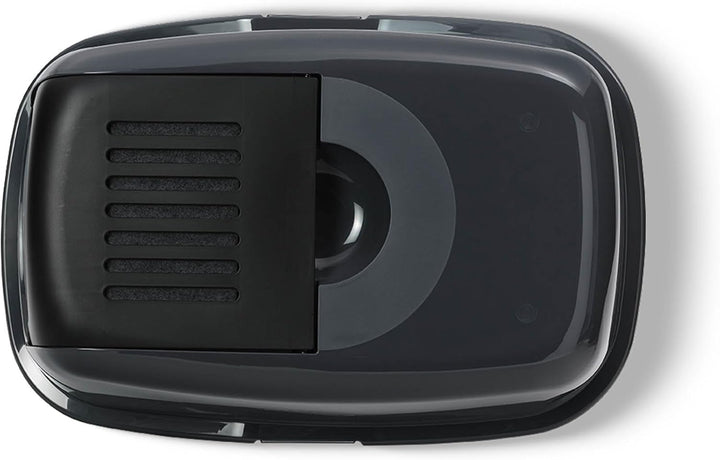 PeeWee EcoHus - Katzentoilette - Starter-Paket Schwarz Schwarz-Anthrazit, Schwarz-Anthrazit