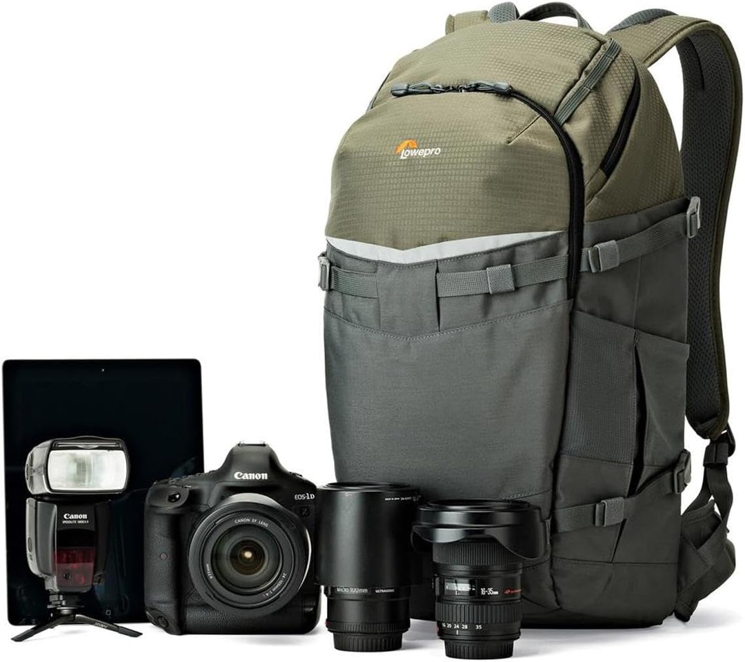 Lowepro Flipside Trek 450 Rucksack, Kamerarucksack für DSLRs und mehrere Objektive, Kamerarucksack f