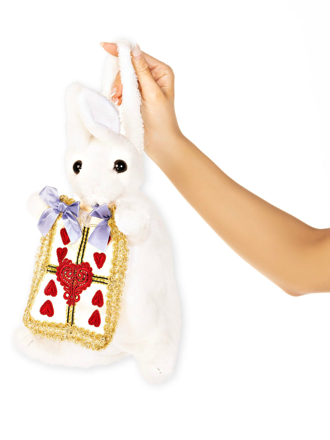 Leg Avenue Handtasche in Hasenform, 1 Stück, White, Gold