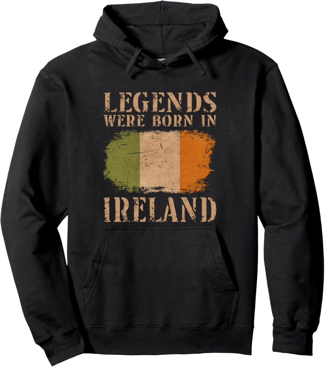 Vintage Design Irische Flagge Irland Pullover Hoodie