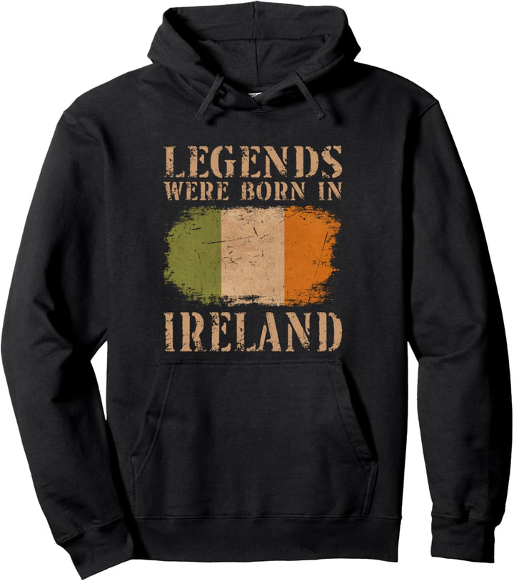 Vintage Design Irische Flagge Irland Pullover Hoodie