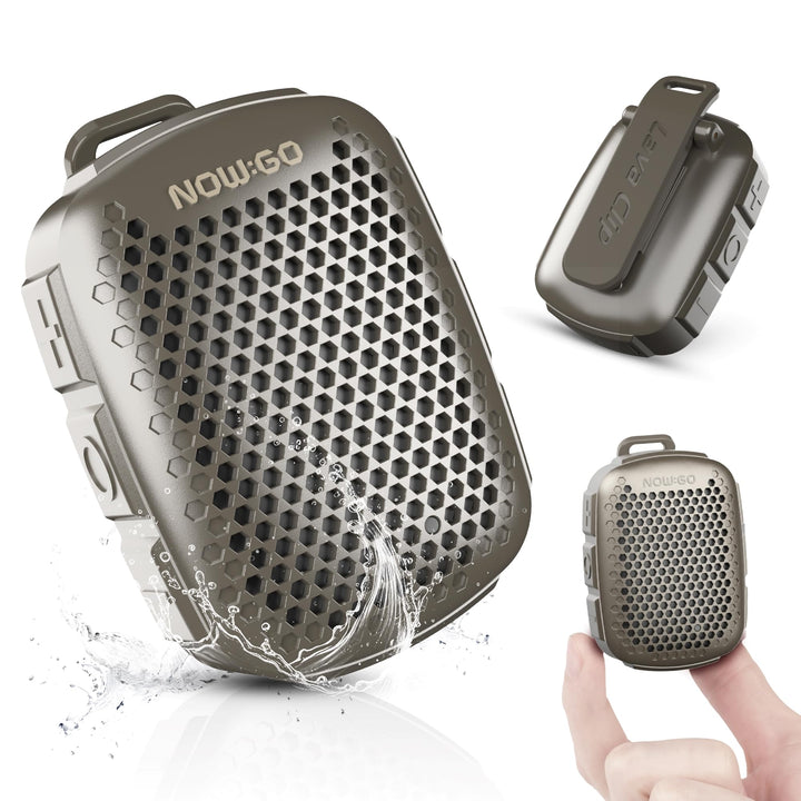 Lava Clip Tragbarer Bluetooth Lautsprecher Klein (Grün), Grün