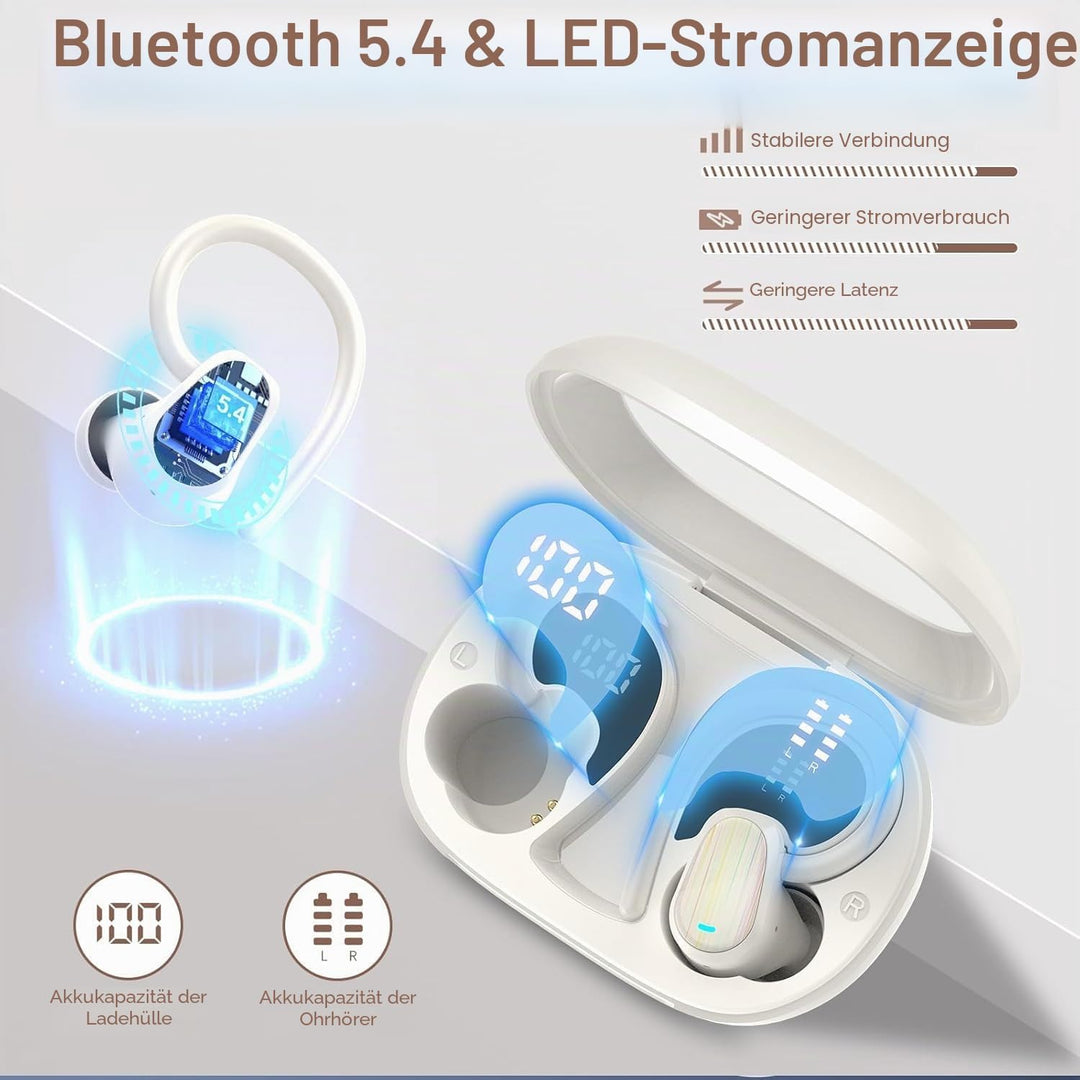 OYIB S75 3-in-1 Echtzeit Sprachübersetzer Kopfhörer mit 164 Sprachen, 6 Übersetzungsmodi, Bluetooth