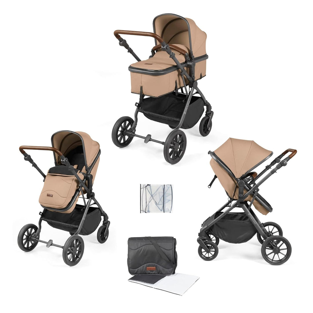 Ickle Bubba Cosmo 2 in 1 Kinderwagen (Desert) beige, beige