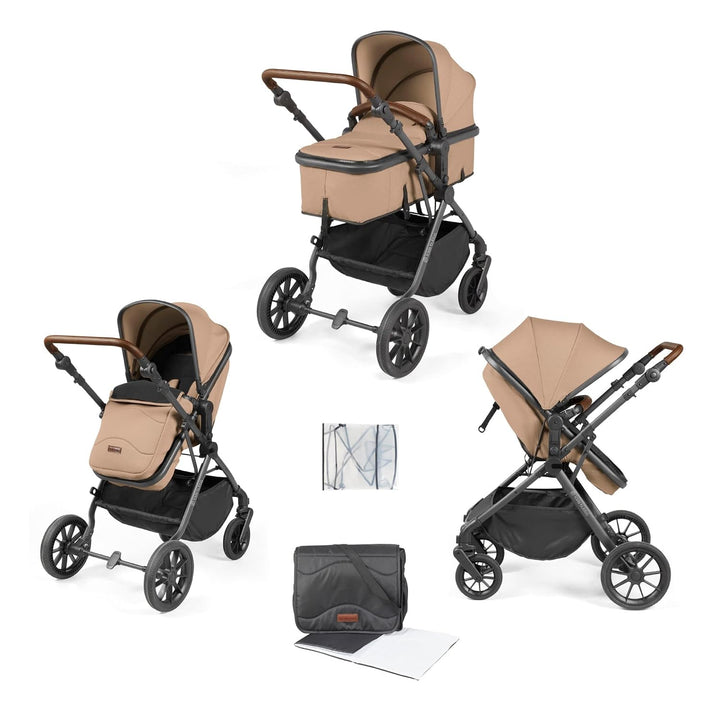 Ickle Bubba Cosmo 2 in 1 Kinderwagen (Desert) beige, beige